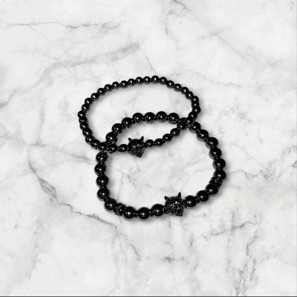 His & Her's Beaded Bracelets